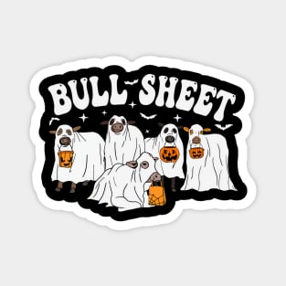 Groovy This Is Bull Sheet -  Cow Halloween Magnet