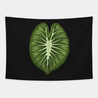 Colocasia white lava big leaf Tapestry