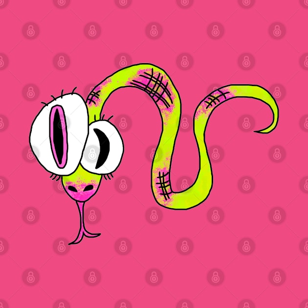 cute crazy snake by MerryDee