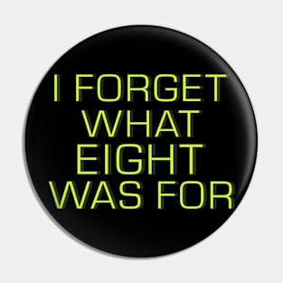 i forget what eight was for Violent Femmes Kiss Off Pin