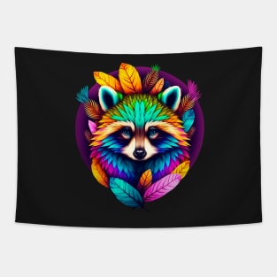 cute raccoon Tapestry
