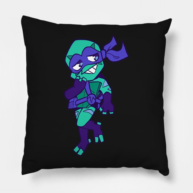 Leo Gay Man Flag ROTTMNT Pillow by lillastarr