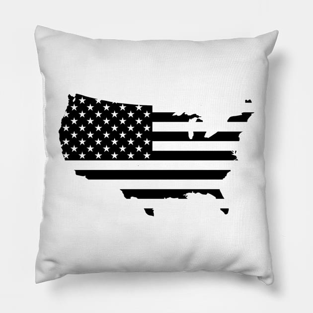 USA FLAG Pillow by ALLAMDZ