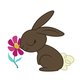 Bunny smelling a flower T-Shirt