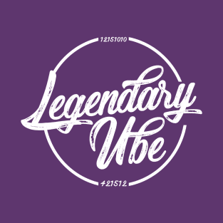 Legendary Ube Flagship Tee (White Logo) T-Shirt