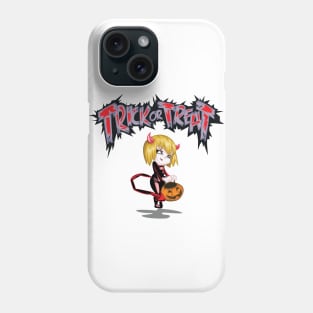 Halloween Trick or Treat T-shirt Phone Case