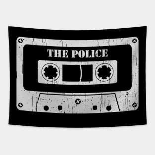 The Police - Vintage Cassette White Tapestry