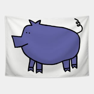 Very Peri Periwinkle Blue Pig Color of the Year 2022 Tapestry