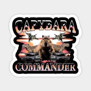 Capybara Commander Magnet