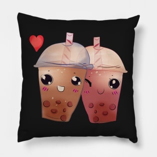 Bubbletea cutties Pillow