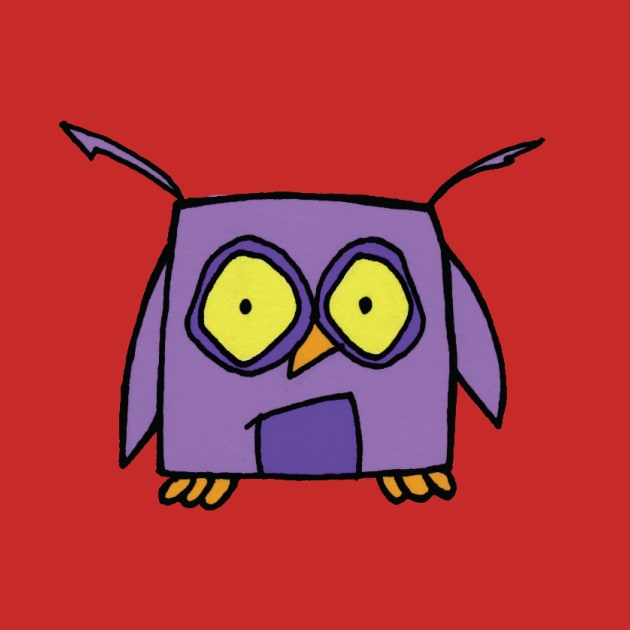 Casey The Purple Owl by Bollocks