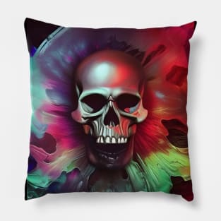 magic skull Pillow