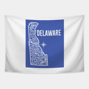 Delaware Map Tapestry