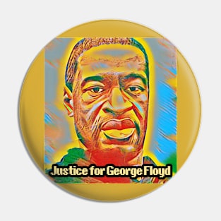 Justice for George Floyd Pin