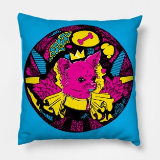 CMYK Circle of the Chihuahua Pillow