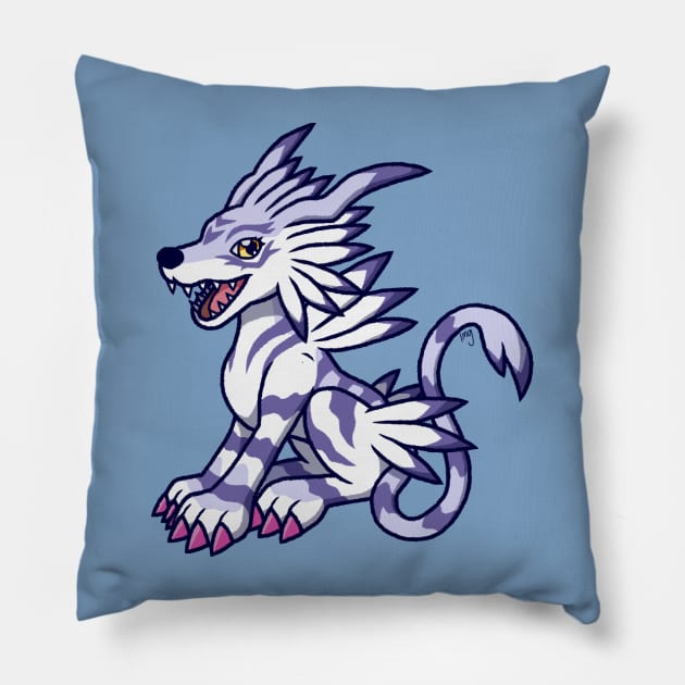 Digijuly- Garuru Pillow by MeenGreenie