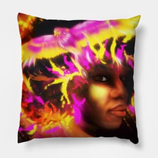 She Rises From Ashes Pillow