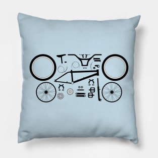 BMX Bike Parts Pillow