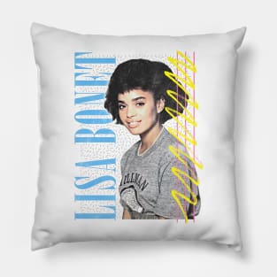 Lisa Bonet - 90s Style Fan Design Pillow