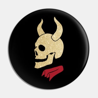 Buffy the Vampire Inspired Devil Skull Pin