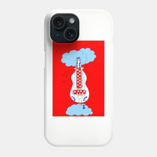 Hurdy-gurdy Polka Dot Head in the Clouds Phone Case