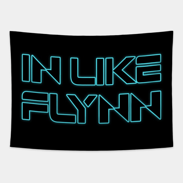 IN LIKE FLYNN Tapestry by CYCGRAPHX