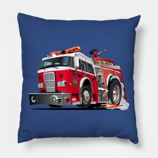 Cartoon firetruck Pillow