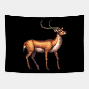 Pixel Antelope Tapestry