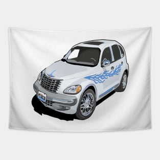 Silver Cruiser Tapestry