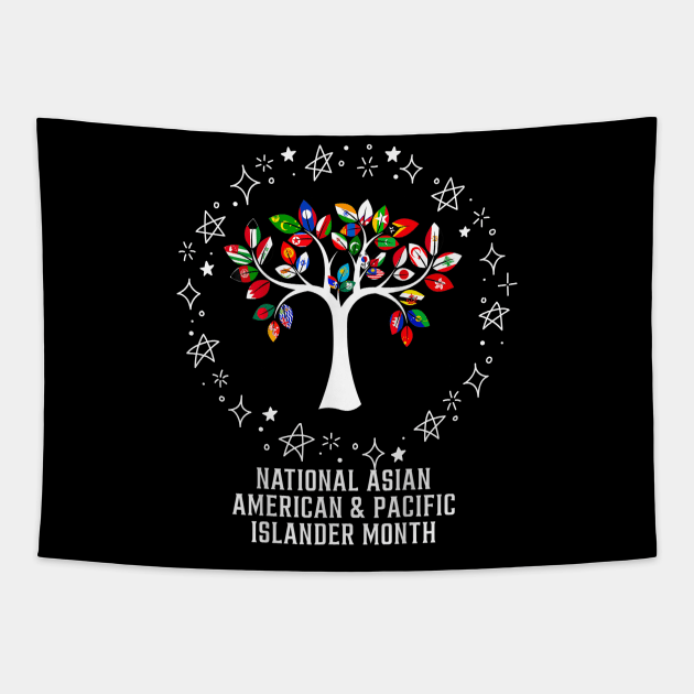 Asian Pacific American Heritage Month 2024 Tapestry by Giftyshoop