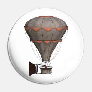 Whimsical vintage balloon print Pin