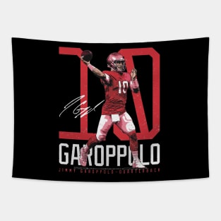 Jimmy Garoppolo San Francisco Bold Number Tapestry