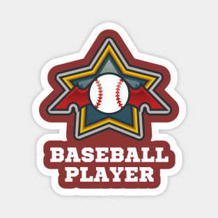 Baseball Pro Player Gift Magnet