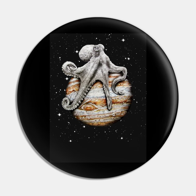 Celestial Cephalopod Pin by Keniko