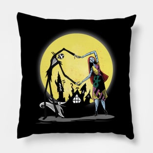 Love in Halloween Town Pillow