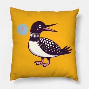 Calling Loon Pillow