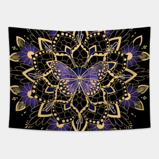 Butterfly mandala Tapestry