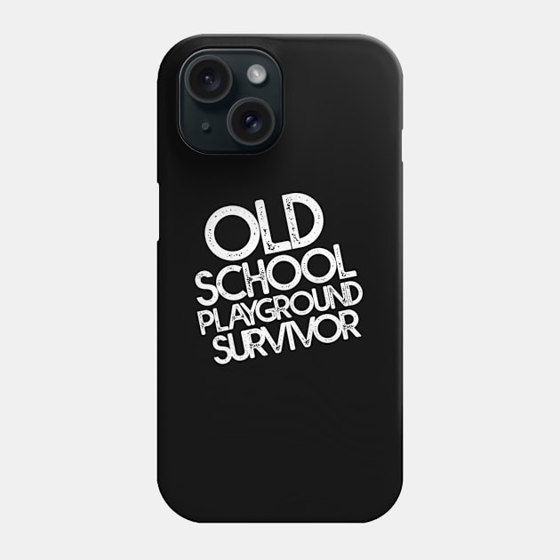 Old School Playground Survivor Phone Case by linenativ