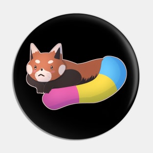 Pansexual Pride Red Panda Pin