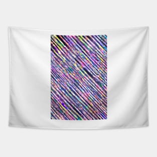 Shiny Glitter & Sparkle Glamour Stripes Tapestry