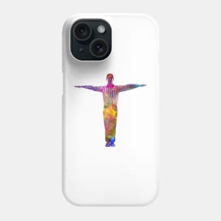 Soccer referee in watercolor Phone Case