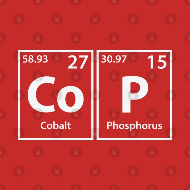 Cop (Co-P) Periodic Elements Spelling by cerebrands