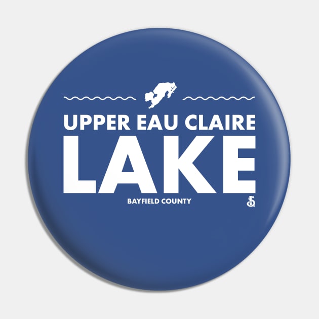 Bayfield County, Wisconsin - Upper Eau Claire Lake Pin by LakesideGear