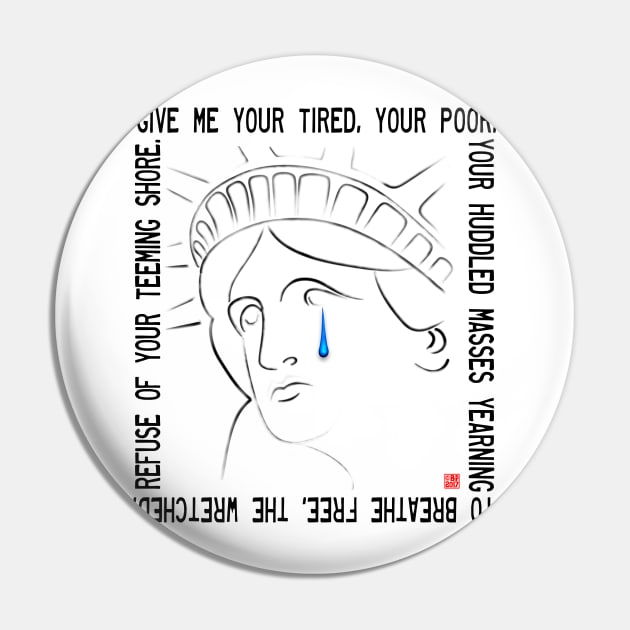 Statue Of Liberty Pin by SeattleDesignCompany