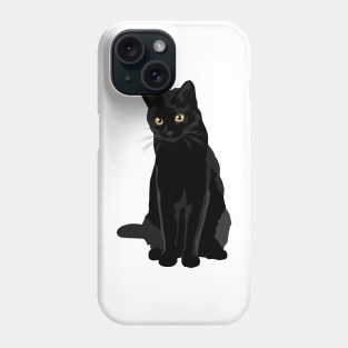 Black Cat Phone Case