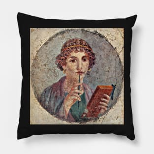 Sappho, Ancient Greek Poet Pillow