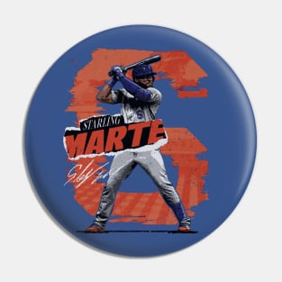 Starling Marte New York M Rough Pin