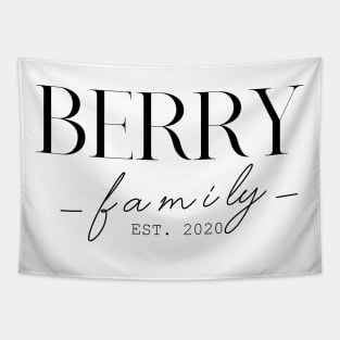 Berry Family EST. 2020, Surname, Berry Tapestry