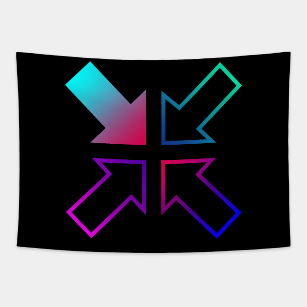 E Symbol N°3 Tapestry by couleur365