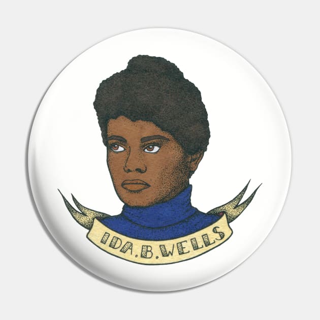 Ida Bell Wells-Barnett Pin by Joyia M